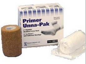 Unna-Pak Primer / Duban - Unna Boot / Self Adherent Bandage Unna Boot: 3 Inch X 10 Yard / Bandage: 5 Yard - GL2003
