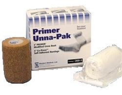 Derma Sciences Unna-Pak Primer Unna Boot and Duban Self Adherent Bandage 4 Inch X 10 Yards - GL2004