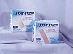 Dukal Stat Strip Adhesive Strip 1 X 3 Inch Fabric Rectangle Tan Sterile - 1595033