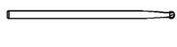 MicroAire Surgical Instruments Bur 2.0 mm Carbide Round - ZB-124