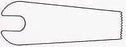 MicroAire Surgical Instruments General Purpose Blade Sagittal Saw Blade 14 X 40.1 X 1 mm Stainless Steel Sterile - ZS-033