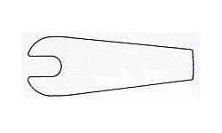 MicroAire Surgical Instruments - General Purpose Blade Sagittal Saw Blade Small Stainless Steel Sterile Fine Tooth - ZS-040
