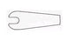 MicroAire Surgical Instruments - General Purpose Blade Sagittal Saw Blade Small Stainless Steel Sterile Fine Tooth - ZS-040