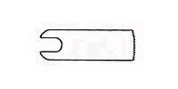 MicroAire Surgical Instruments Bone Cutting Blade Oscillating 9.6 X 18.5 X 0.6 mm Stainless Steel Sterile - ZO-063