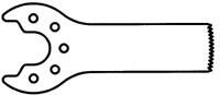MicroAire Surgical Instruments General Purpose Blade Sagittal Saw Blade 9.5 X 25.5 X 0.4 mm Stainless Steel Sterile - ZS-338