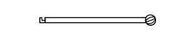 MicroAire Surgical Instruments Bur 4.0 mm Stainless Steel Round - K-52