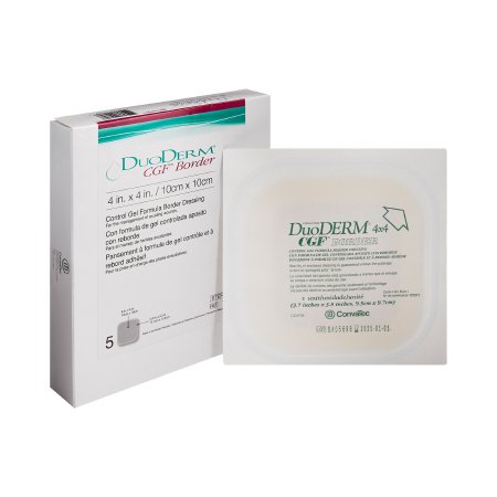 DuoDERM CGF Border - Hydrocolloid Dressing 4 X 4 Inch Square Sterile - 187971