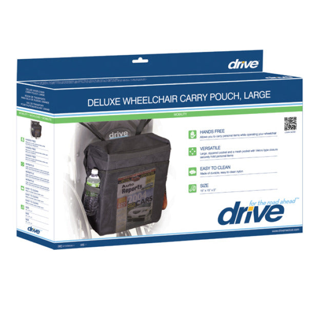 Drive Medical Large, Deluxe Wheelchair Carry Pouch