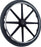 Drive Medical Flat-Free Wheel with Handrim