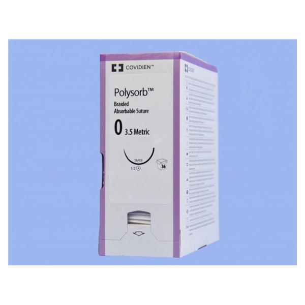 Medtronic MITG-Covidien Suture 0 Polyester Gs-22 Polysorb Undyed 30" Braid 36/Ca - CL831