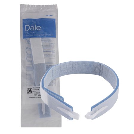 Dale - Tracheostomy Tube Holder One Size Fits Most Blue Fastener Tab - 240