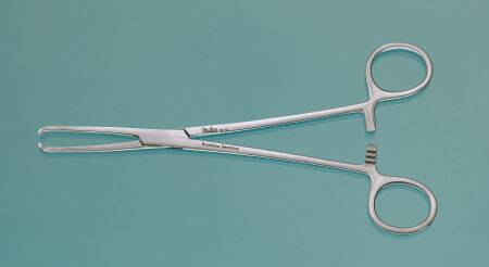 MeisterHand - Tissue Forceps Allis 7-1/4 Inch Length Surgical Grade German Stainless Steel NonSterile Ratchet Lock Finger Ring Handle Straight 5 X 6 Teeth - MH16-10