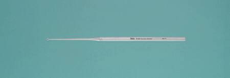 MeisterHand - Ear Curette Buck 6-1/2 Inch Length Single-ended Handle Size 1 Tip Straight Fenestrated Round Tip - MH19-284