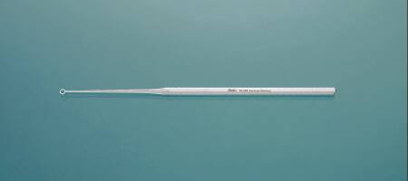 MeisterHand - Ear Curette Buck 6-1/2 Inch Length Single-ended Handle Size 2 Tip Straight Fenestrated Round Tip - MH19-286