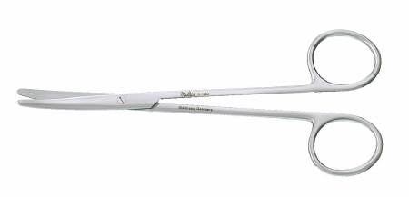 MeisterHand - Dissecting Scissors Metzenbaum 5-1/2 Inch Length Surgical Grade Stainless Steel NonSterile Finger Ring Handle Curved Blunt Tip / Blunt Tip - MH5-180