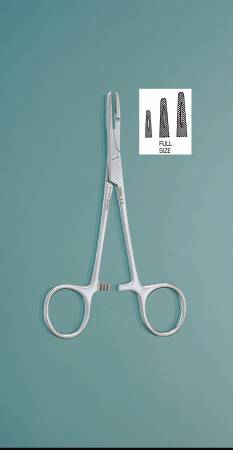 MeisterHand - Needle Holder 8 1/2 Inch Length Serrated Jaws Finger Ring Handle - MH8-15
