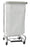 McKesson McKesson Hamper Stand Biohazardous Waste Rectangular Opening Foot Pedal Self-Closing Lid - 03-159700