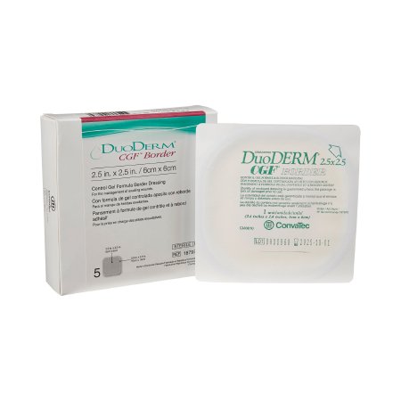 DuoDERM CGF Border - Hydrocolloid Dressing 2-1/2 X 2-1/2 Inch Square Sterile - 187970