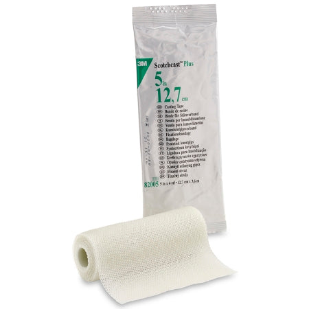 3M Scotchcast Plus - Cast Tape 5 Inch X 12 Foot Fiberglass / Resin White - 82005