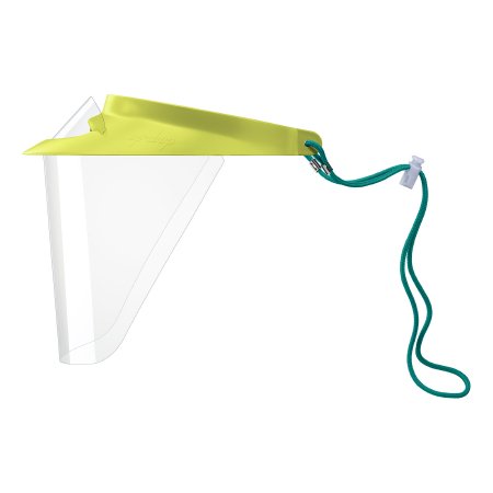 Polysoft - Face Shield Kit One Size Fits Most Full Length Ventilated Reusable NonSterile - 206PV-NY