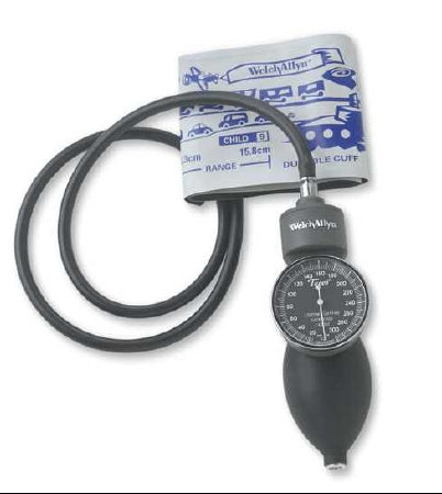 Welch Allyn Welch Allyn Aneroid Sphygmomanometer Hand Held 1-Tube Child, Small Adult, Adult, Large Adult Size Arm - 5098-23