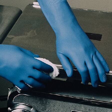 Ansell - Utility Glove Small Latex / Nitrile Blue 13 Inch Straight Cuff NonSterile - 5789015