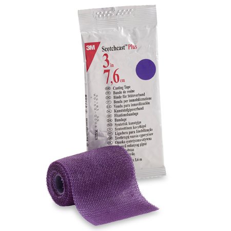 3M Scotchcast Plus - Cast Tape 3 Inch X 12 Foot Fiberglass / Resin Purple - 82003U