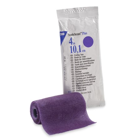 3M Scotchcast Plus - Cast Tape 4 Inch X 12 Foot Fiberglass / Resin Purple - 82004U