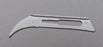 Bard-Parker Rib-Back - Surgical Blade Carbon Steel No. 12 Sterile Disposable Individually Wrapped - 371112