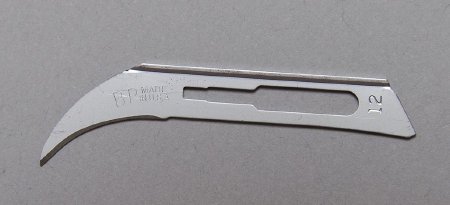 Bard-Parker Rib-Back - Surgical Blade Carbon Steel No. 12 Sterile Disposable Individually Wrapped - 371112