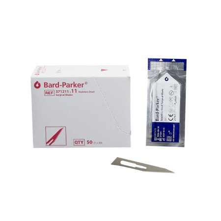 Bard-Parker - Surgical Blade Stainless Steel No. 11 Sterile Disposable Individually Wrapped - 371211
