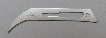 Bard-Parker - Surgical Blade Stainless Steel No. 12 Sterile Disposable Individually Wrapped - 371212