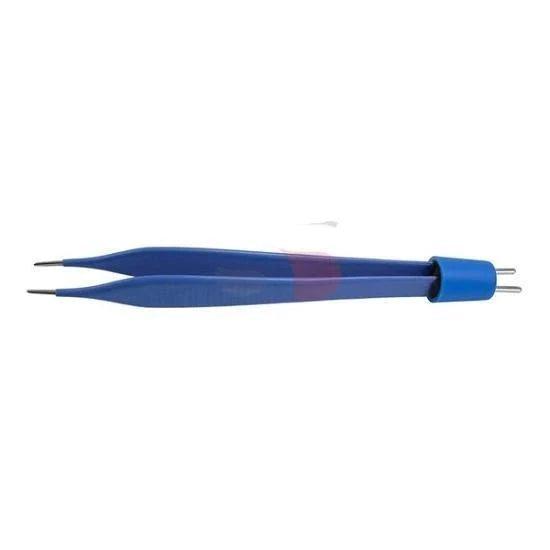 Olsen - Bipolar Forceps Adson 5 Inch Length NonLocking Thumb Handle Straight Smooth Insulated 1 mm Tips - 20-1082I