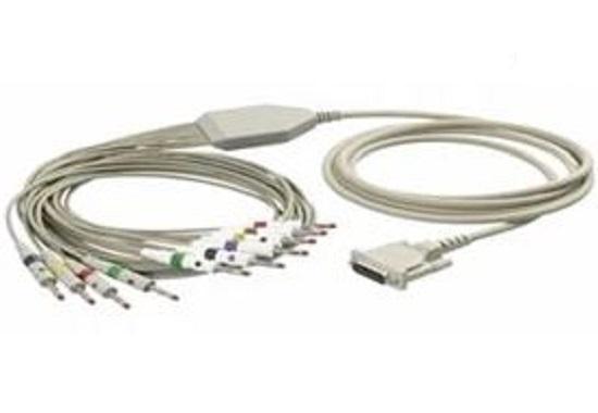 Welch Allyn Patient Cable 10 Wire, AHA, Banana Ends For Eli 150, 250, 350, 110, 210 Patient Monitor - 9293-032-52