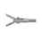 BR Surgical BR Surgical Grasping Forceps 15-3/4 Inch Finger Ring Handle Straight 3 Fr. Serrated Double Action Jaws - BR980-7013-003