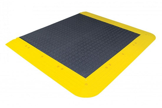 US Plastic Corp. Wearwell, Inc ErgoDeck Ramp Yellow 18" L x 6" W Case of 10 - 560.78X6X18YL10