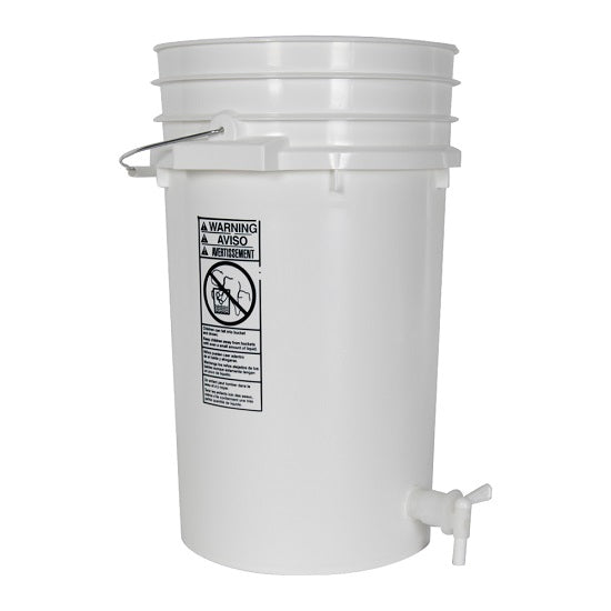 Round Bucket with Spigots