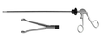 Elmed Style B: Rotatable One-Piece Instrument with Flush Port - Babcock Grasper, Fenestrated Tip, 30mm Jaw
