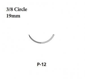 Covidien V-Loc 180 Wound Closure Device Suture with Needle Absorbable Uncoated Clear Suture Barbed Monofilament Polyglyconate Size 4-0 23 Inch Suture 1-Needle 19 mm Length 3/8 Circle Reverse Cutting Needle - VLOCL0033