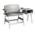 Bariatric - Blood Drawing Chair Flip Up Arm Gray - L5165-4A