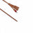 Cardinal Dover Foley Catheter 3-Way Straight Tip 30 cc Balloon 28 Fr. Silicone - 8887665283