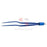 Olsen - Bipolar Forceps 7-1/8 Inch Length NonLocking Bayonet Handle Straight Smooth Insulated 0.75 mm Tips - 20-1360I