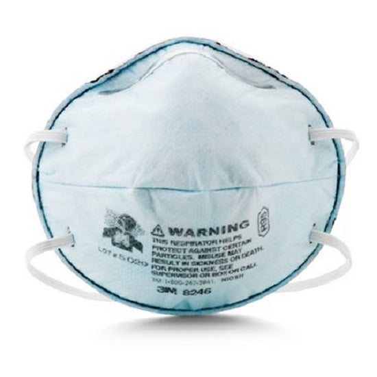 US Plastic Corp. 3M 8246, R95 Particulate Respirator for Dusts/Mists & Chemical Processing - USP 1579