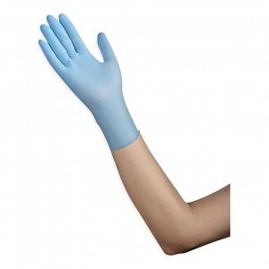 Cardinal Esteem Comfort Exam Glove Large NonSterile Nitrile Standard Cuff Length Textured Fingertips Blue Chemo Tested - 88ES04L