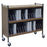 Omnimed Extra Wide Cabinet Style Chart Rack (Wired Dividers), Beige