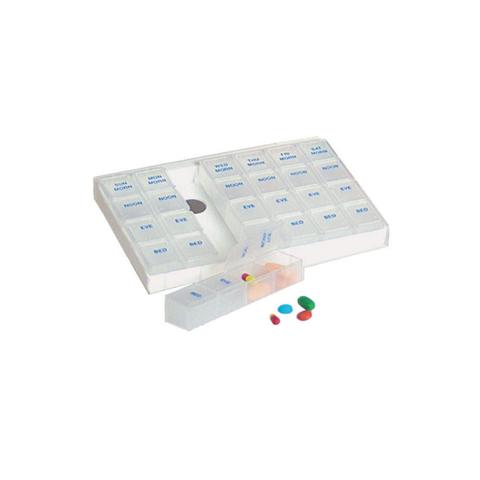 Precision Dynamics Weekly Pill Organizer 7 Day 4 Dose - 128CC