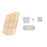 American White Cross First Aid - Adhesive Strip 1-1/2 X 1-1/2 Inch Plastic Rectangle Sheer Sterile - 1309033