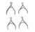 Alimed Nail Splitter Concave Extra Fine Point Jaws Stainless Steel - 63122