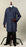 Fashion Seal Uniforms - Lab Coat Navy Blue Large Knee Length Reusable - 431-8134155-LG