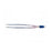 Symmetry Surgical Olsen Bipolar Forceps Kit 8-1/4 Inch Length NonLocking Bayonet Handle Straight Smooth 1.5 mm Tips - 20-1410K
